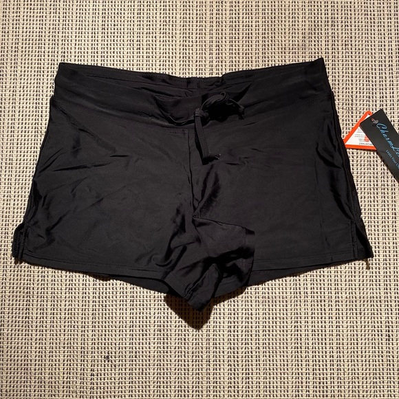 NWT Charmed Leaks Swim Shorts, Black, Size L - Picture 1 of 5